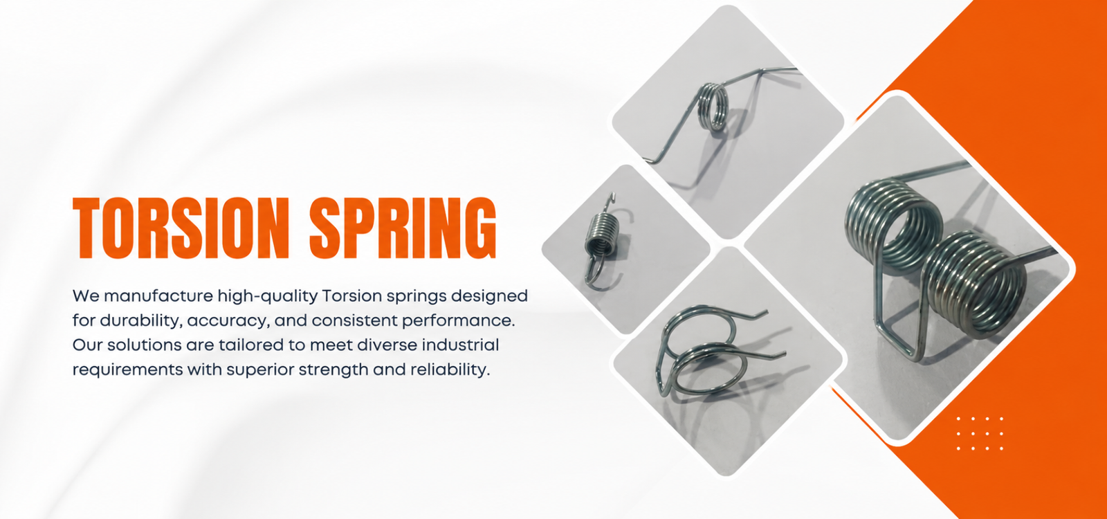 Industrial Spring Manufacturing Banner 2